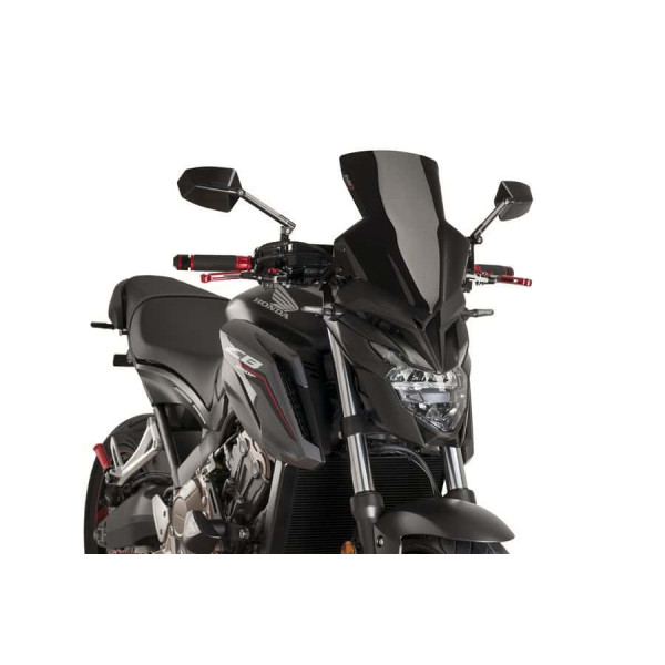 Puig Puig sport screen | black (opaque) | honda cb 650 f 2014>2020